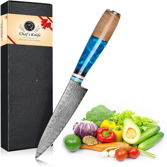 Damascus Steel Fruit And Vegetable Knife VG10 Japanese