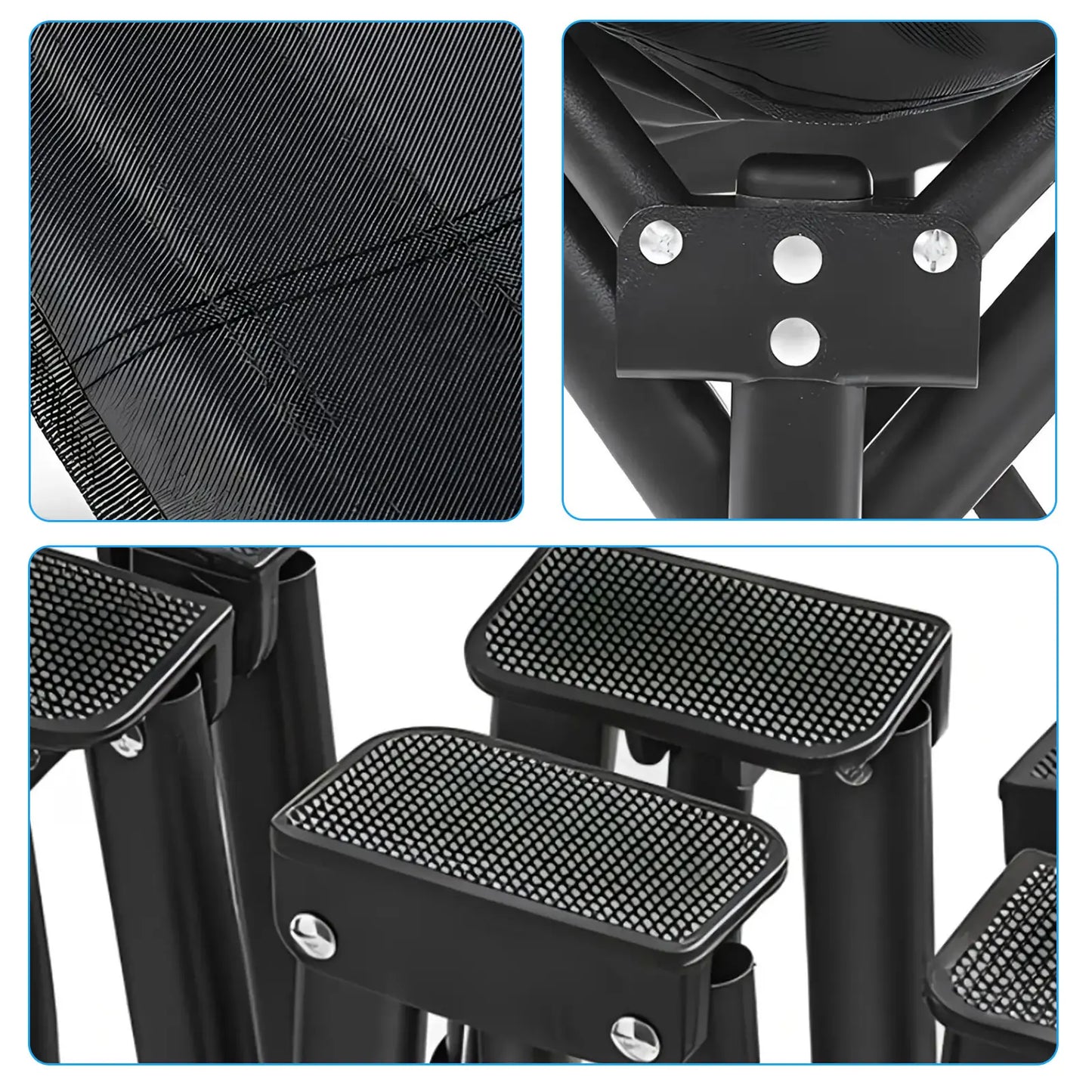 Noon Break Folding Camping Cot Heavy Duty Outdoor Bed 200KG