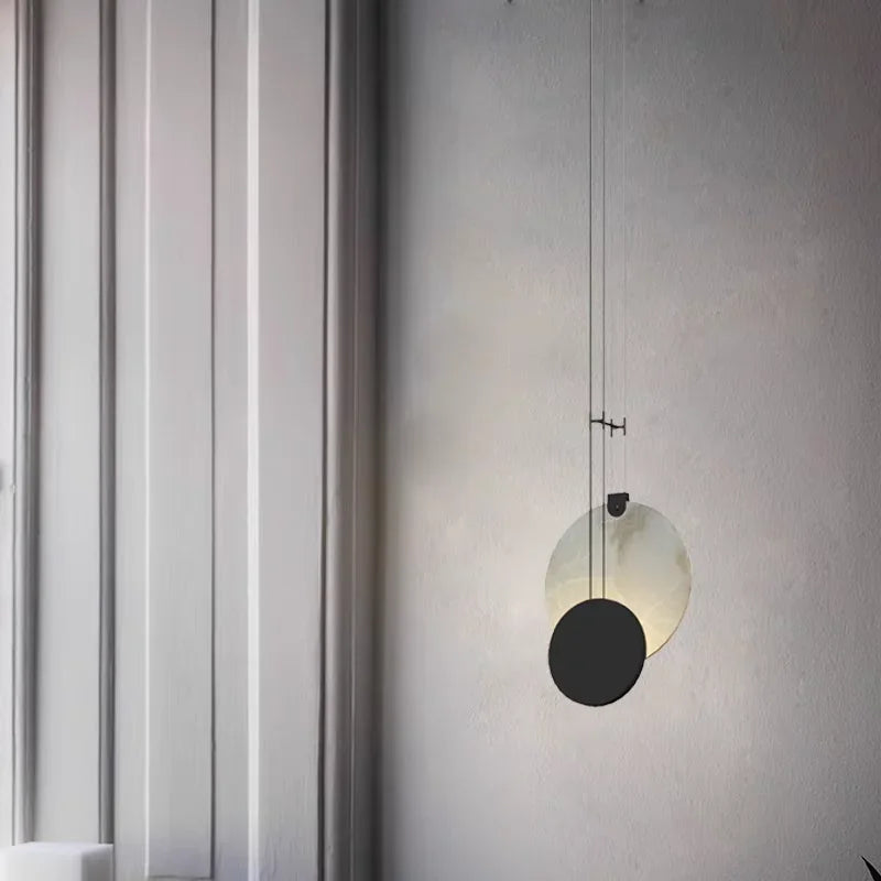 Italian Marble Chandelier Pendant Lamp For Bedroom Decor