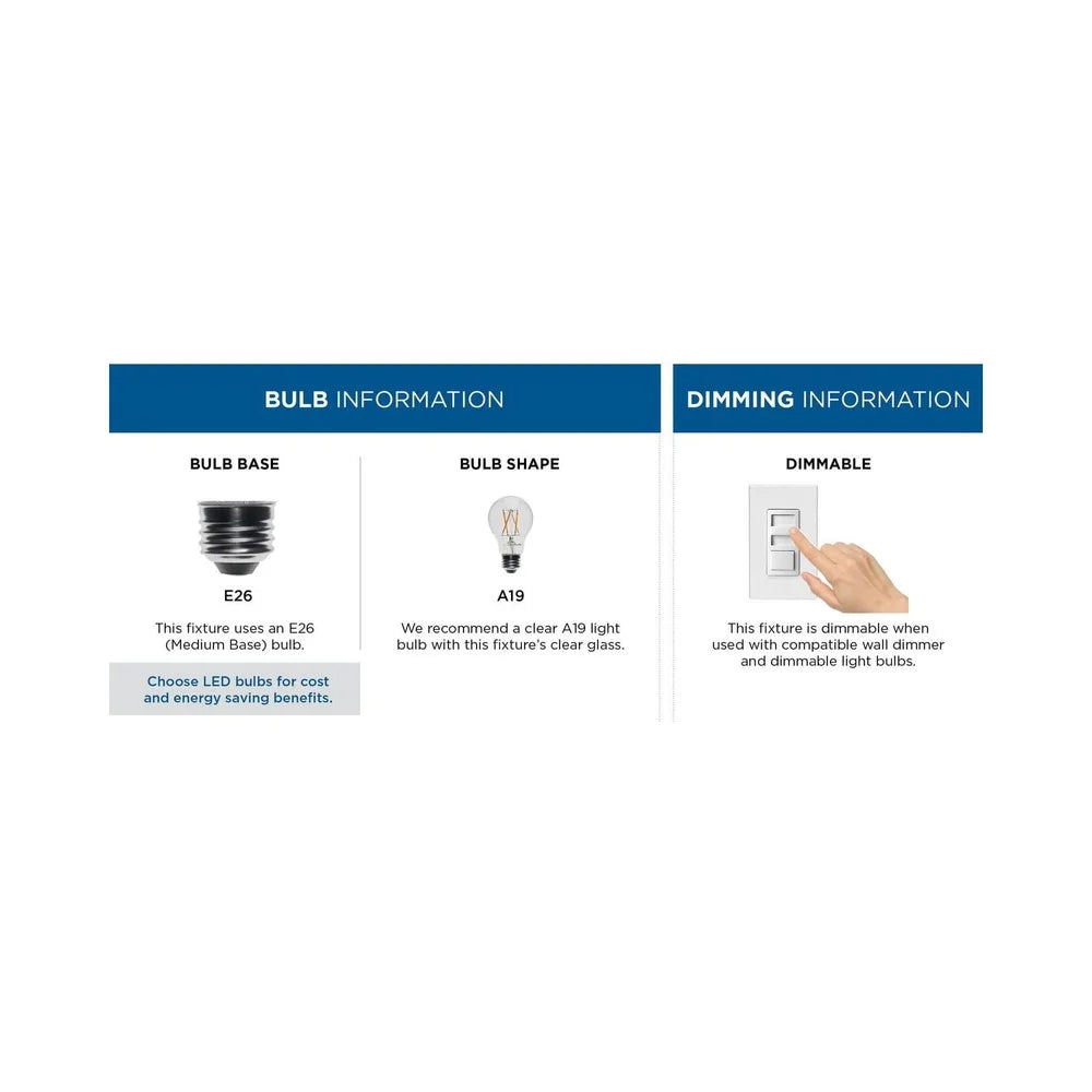 Modern Dimmable Pendant Light With Etched Glass Fixture