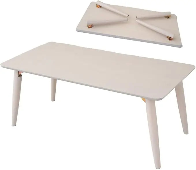 Wood Folding Coffee Table Natural Minimalist Japanese
