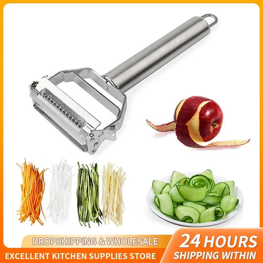 Stainless Steel Peeler Multifunction Grater Julienne Tool