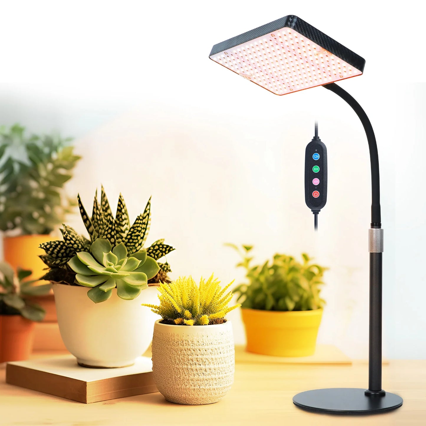 FECiDA Full Spectrum Desk Grow Light With Timer Daisy Chain