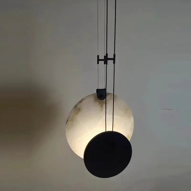 Italian Marble Chandelier Pendant Lamp For Bedroom Decor