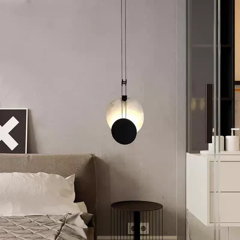 Italian Marble Chandelier Pendant Lamp For Bedroom Decor