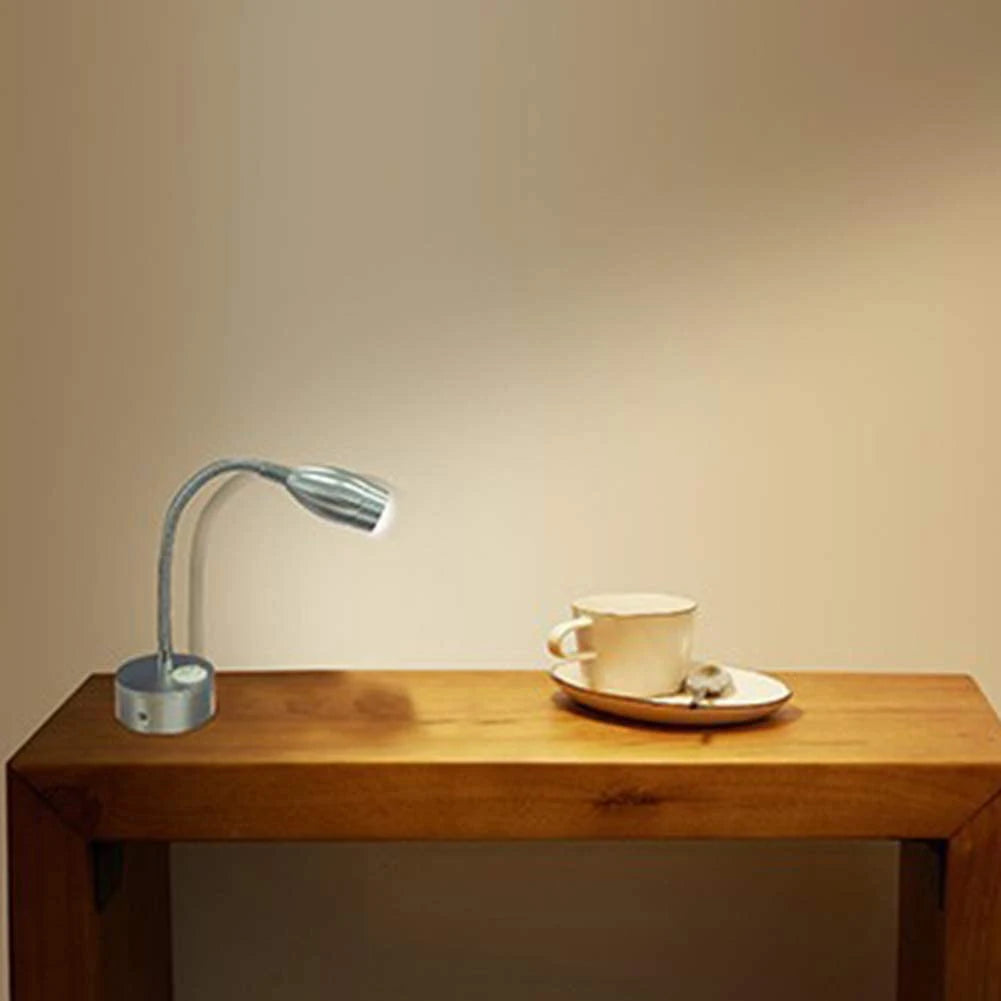Flexible Wall Mount Night Lamp Gooseneck LED Reading Light