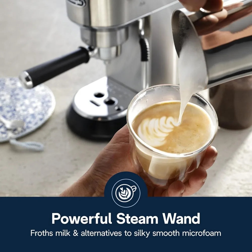 DeLonghi Dedica Arte Espresso Machine With Steam Wand