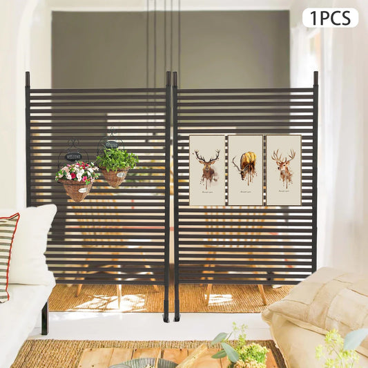 Decorative Privacy Screen Freestanding For Patio Metal