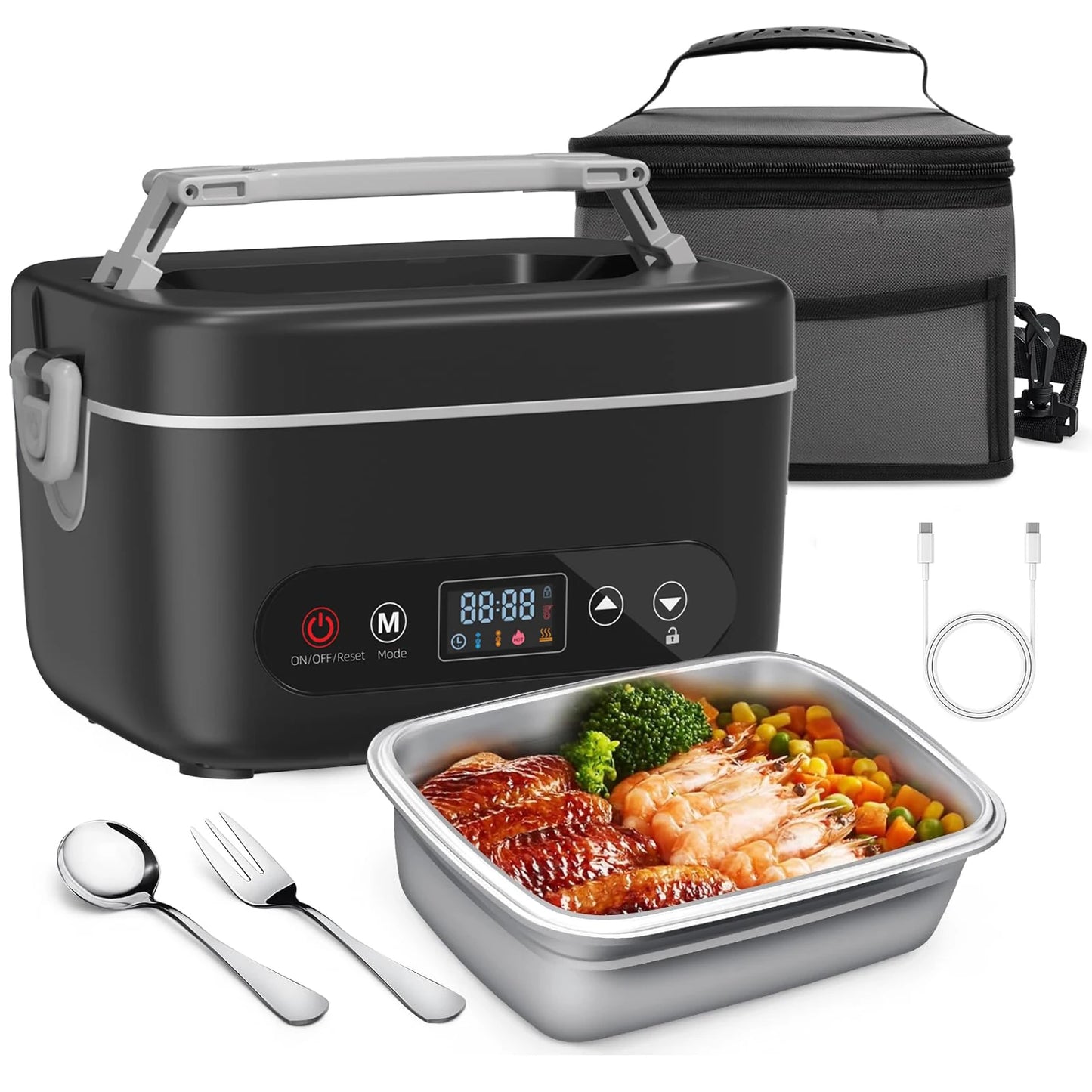 Wireless Lunch Box 12000 mAh With Auto Temperature Control