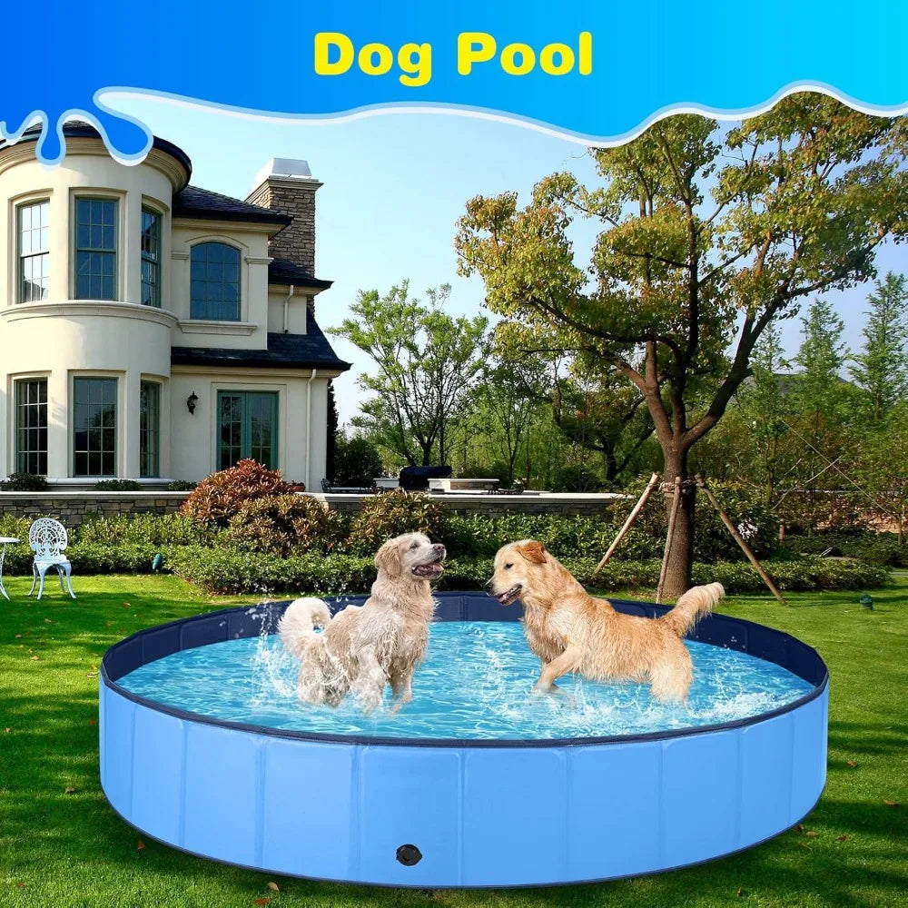 Foldable PVC Dog Pool for Outdoor Portable Family Fun