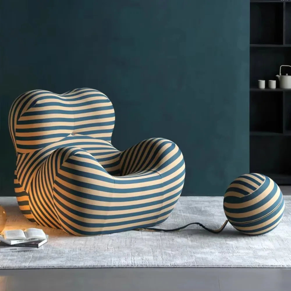 Cozy Living Room Recliner Lounge Sofa Chair With Bean Bag