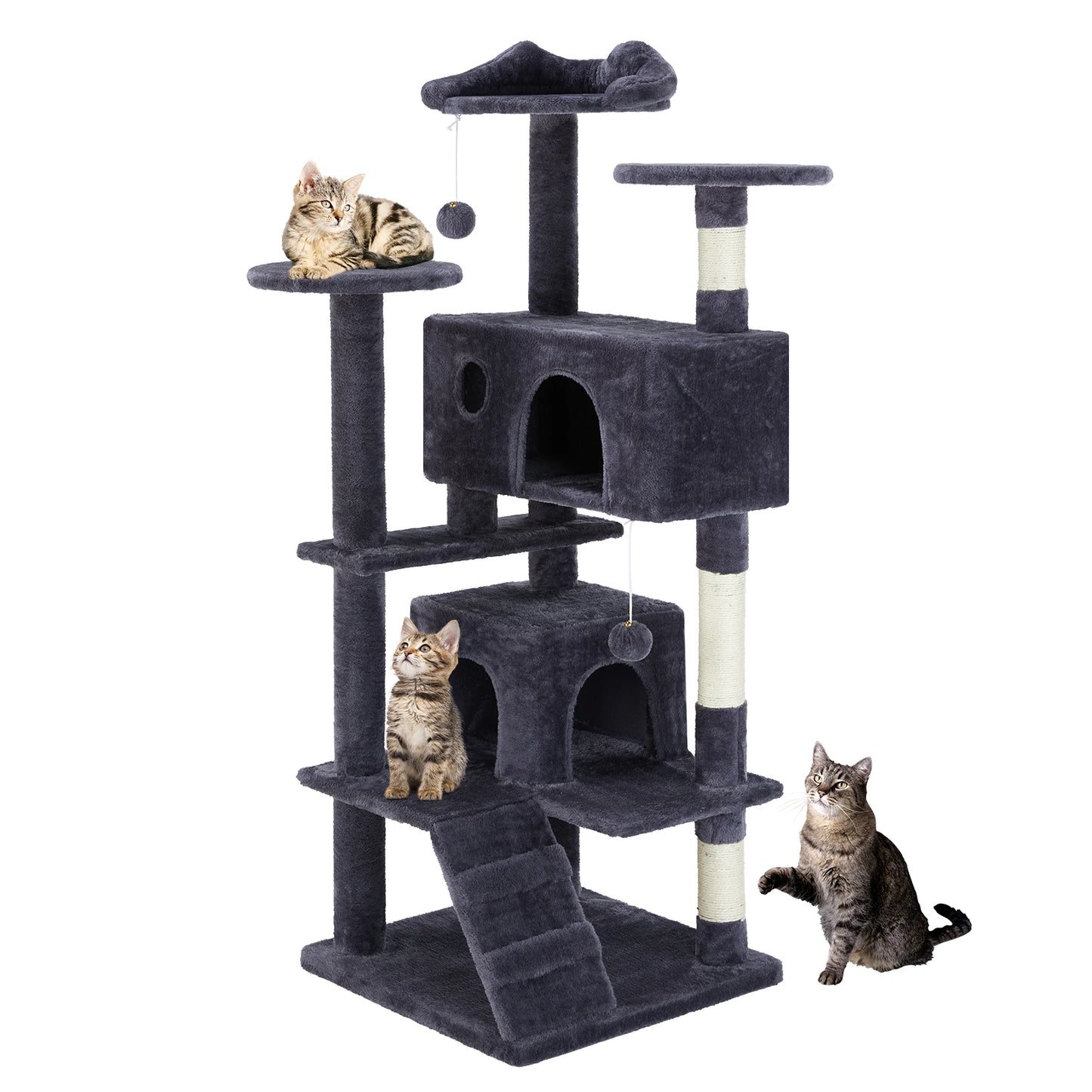 JHK Cat Tree Tower Indoor Pets Sisal Scratching Post
