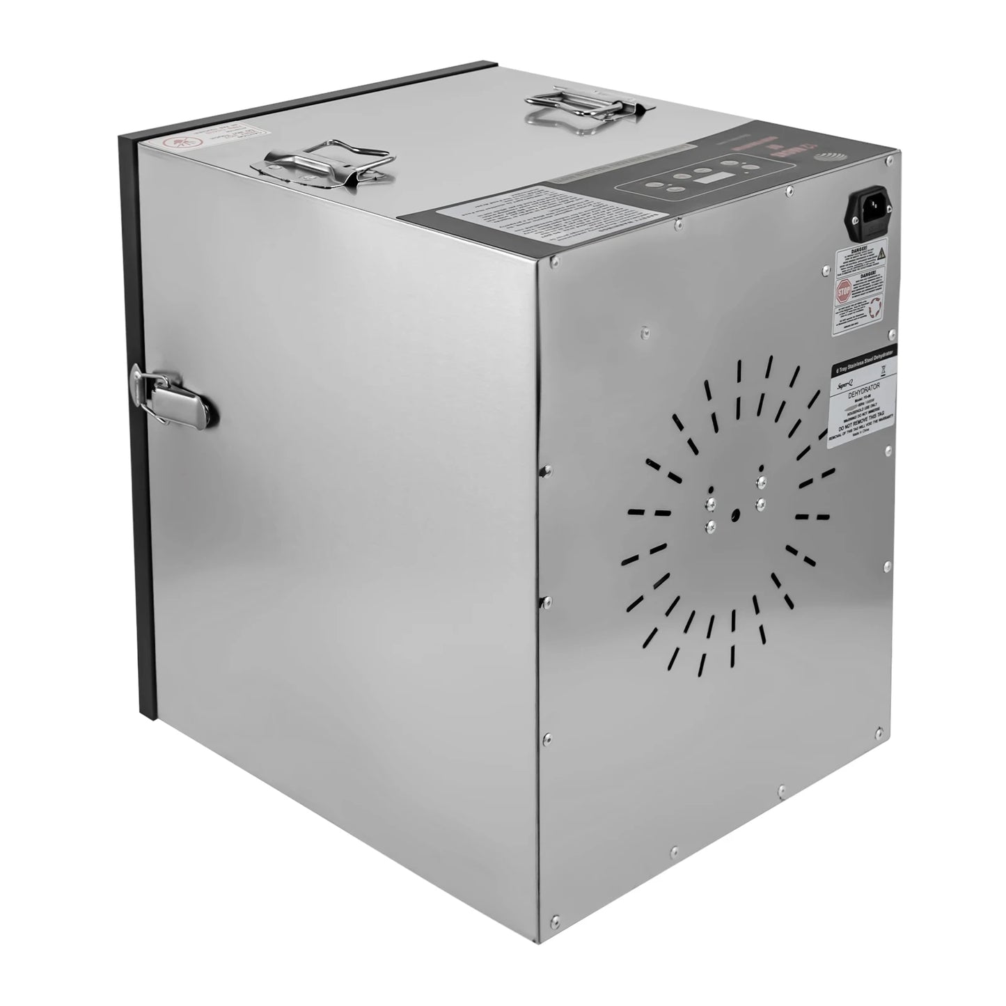 800W Electric Food Dehydrator With Digital Temperature Trays