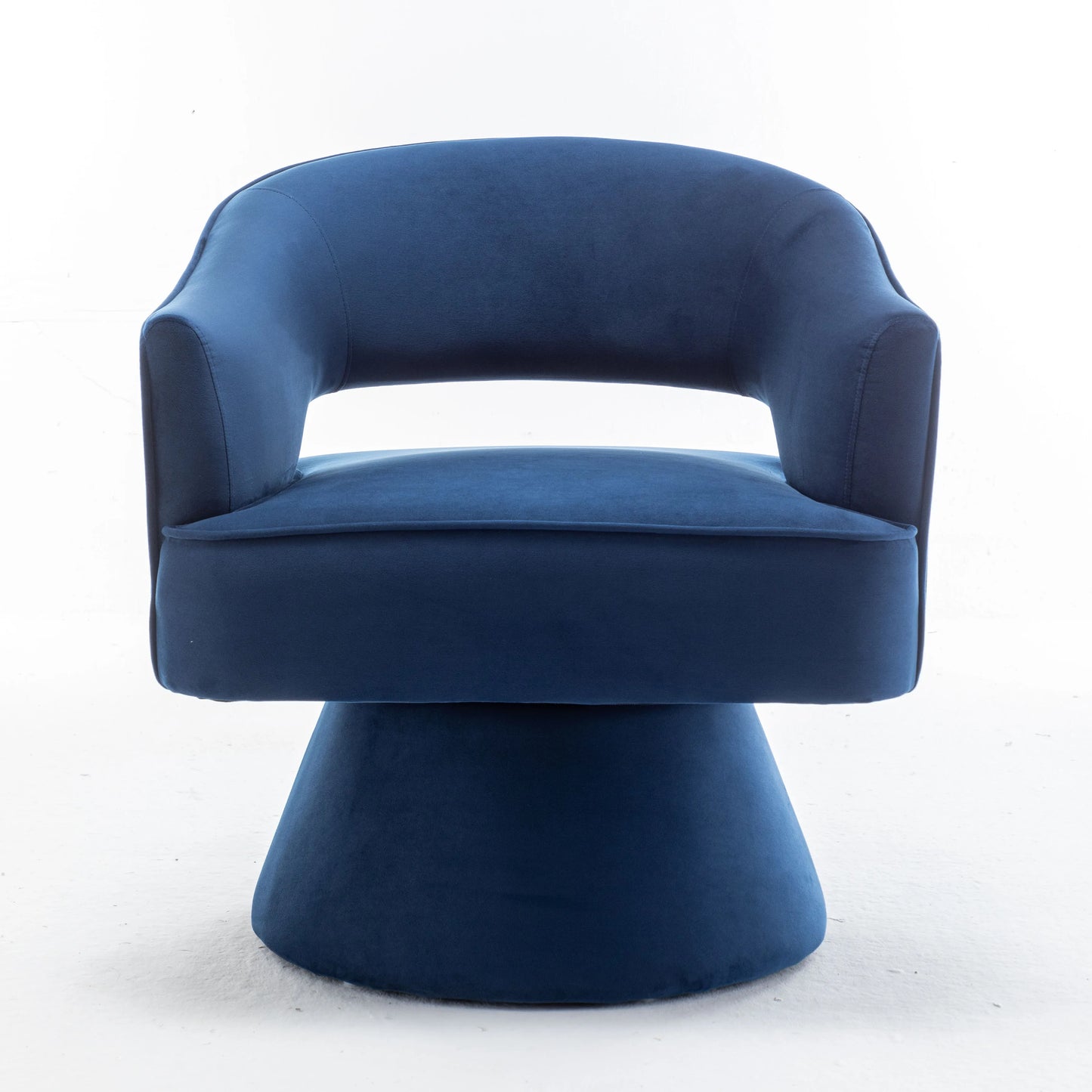 SEYNER Modern Velvet Swivel Arm Chair For Living Room Lounge