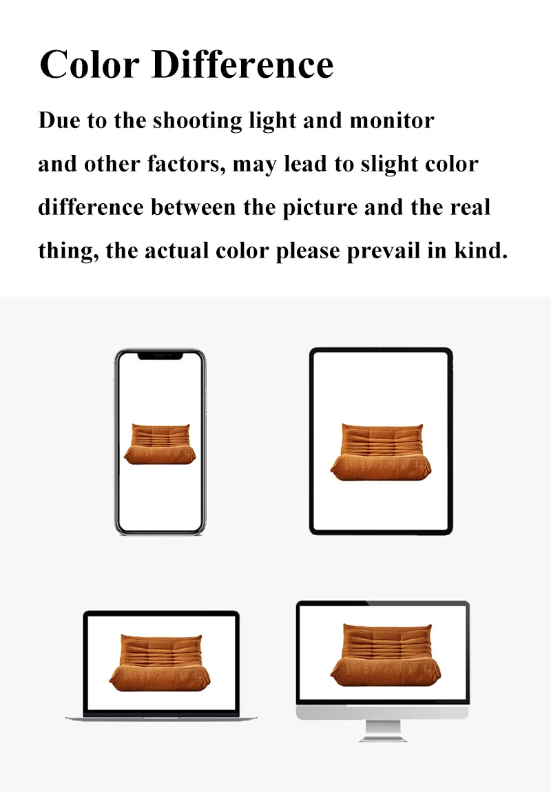 Designer Caterpillar Reclining Sofa Dual Lounger Balcony Living Room