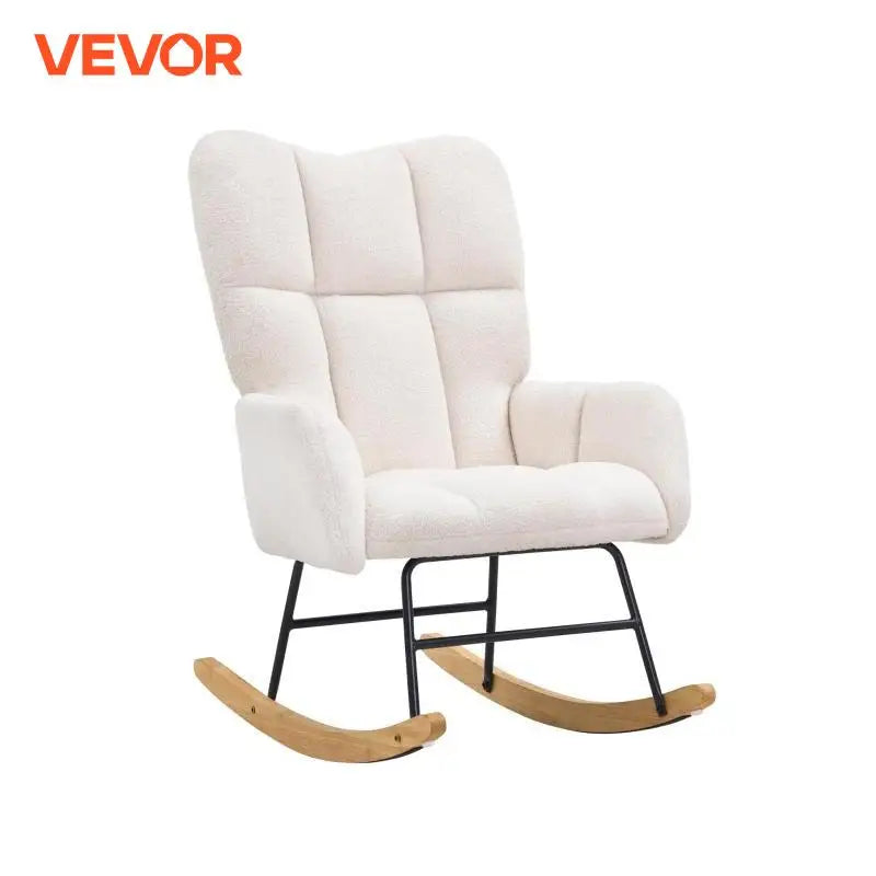 VEVOR Nursery Glider Rocking Chair Upholstered For Home Use