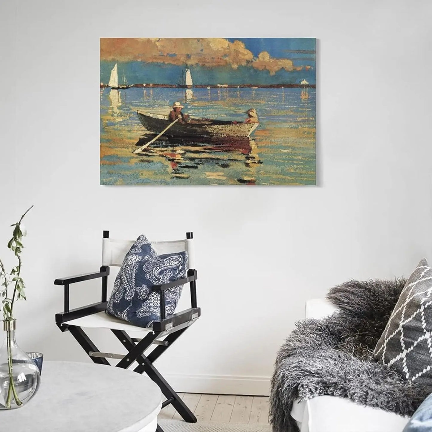 Winslow Homer Gloucester Harbor Canvas Poster Art Decor