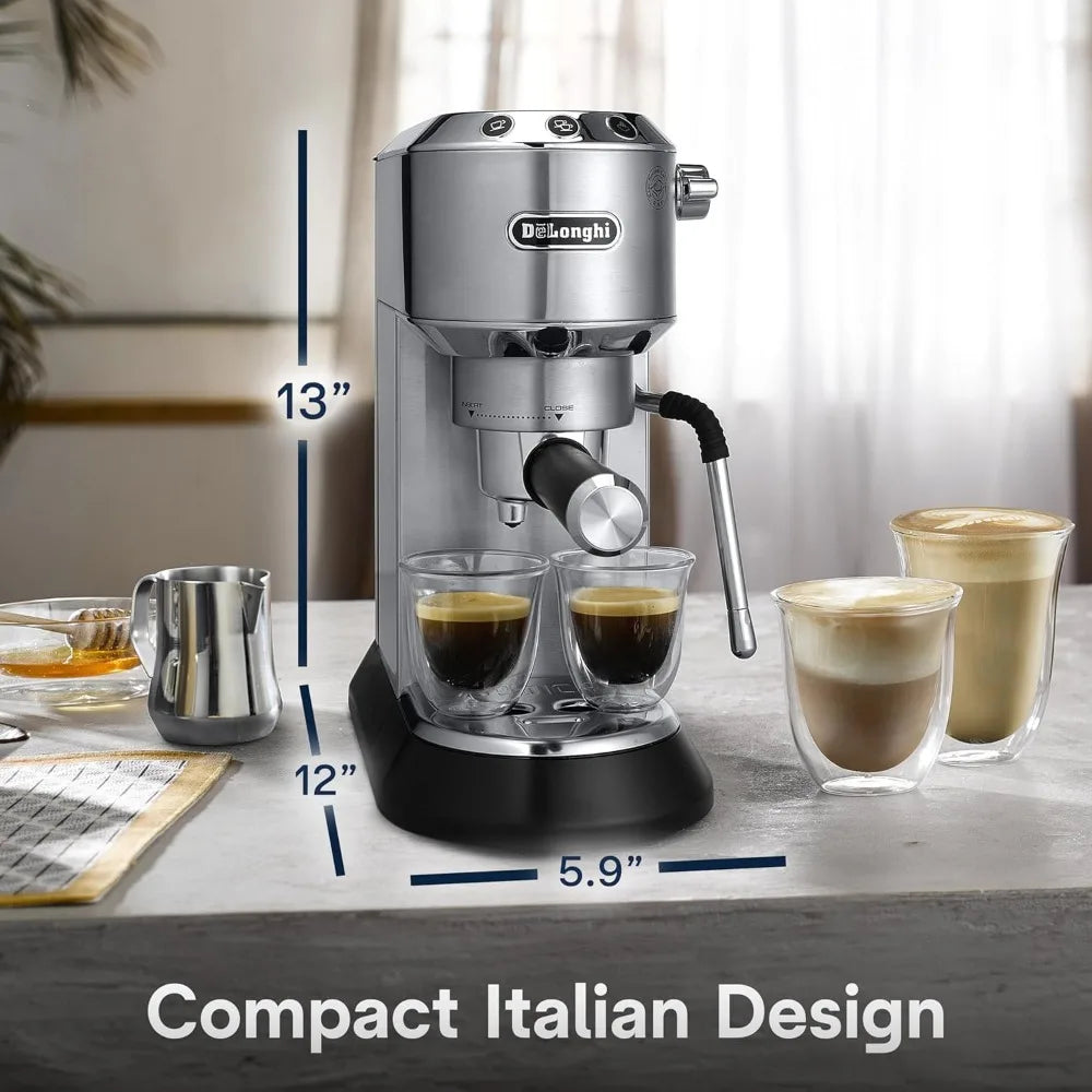 DeLonghi Dedica Arte Espresso Machine With Steam Wand