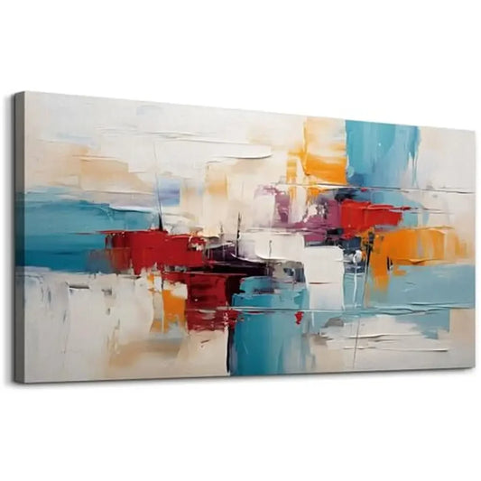 Abstract Sun And Moon Wall Art Canvas Ready To Hang