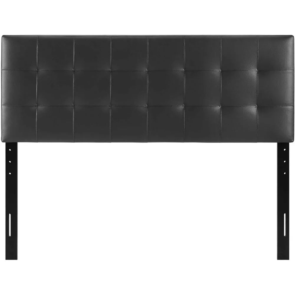 Modway Lily Collection Faux Leather Tufted Upholstered Headboard Contemporary Bedrooms