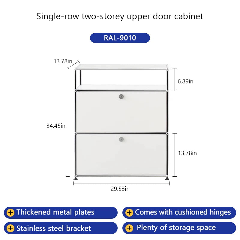 TV Stand Storage Corner Cabinet Stainless Steel Display Cabinet for Living Room