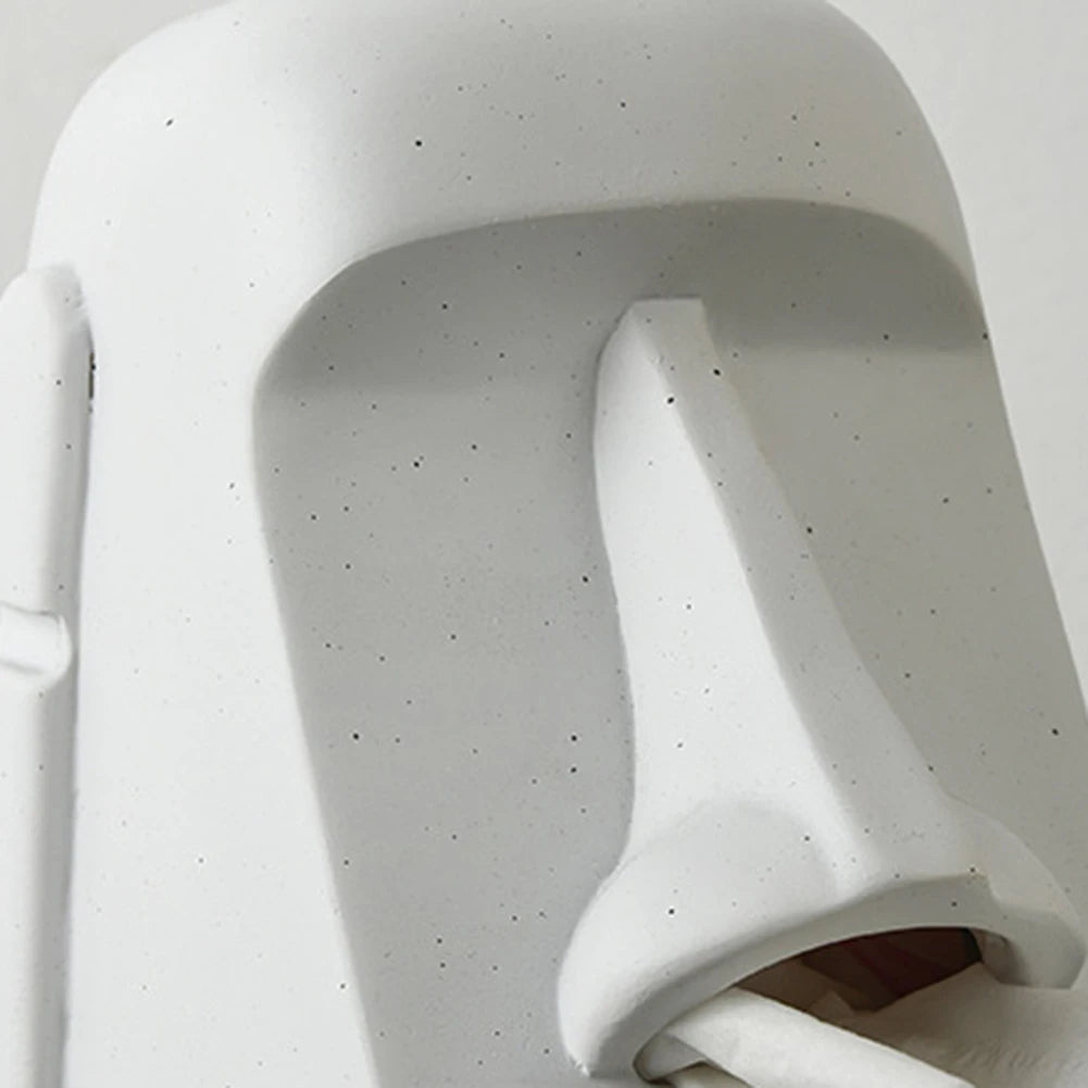 Stone Figure Tissue Box Waterproof Holder For Home Decor