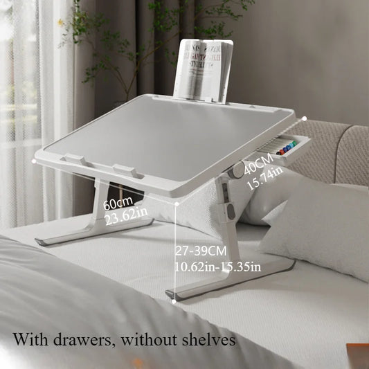 Foldable Laptop Bed Tray Table Adjustable For Bed And Sofa