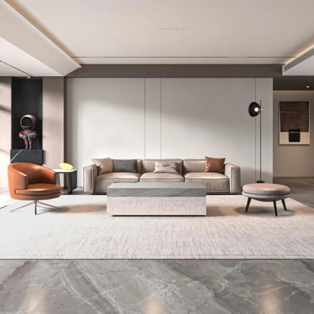 Mirrored Glass Coffee Table With Tempered Top for Lounge