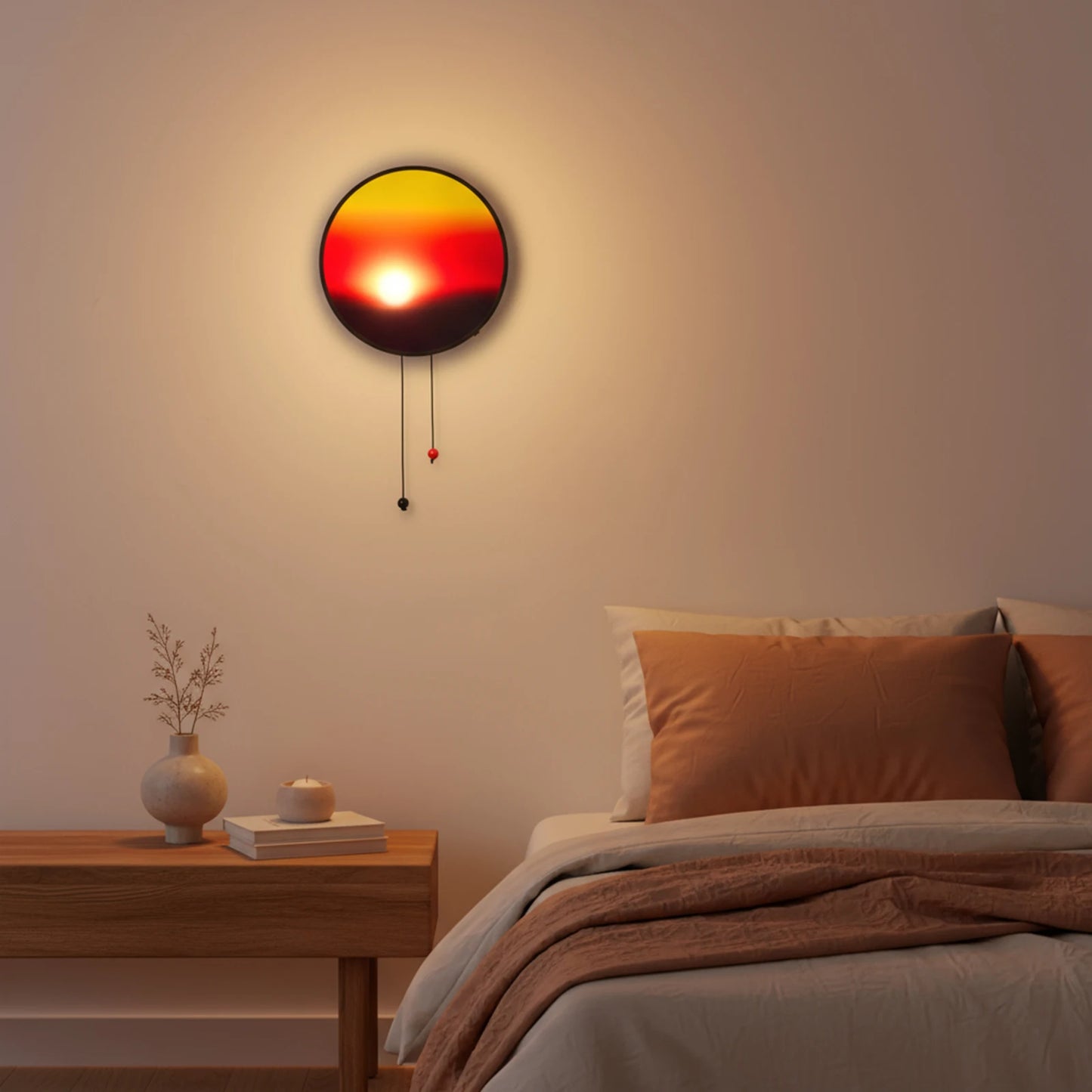 Sun Tracking Sunset Lamp Wall Light With Manual Sunset Mode