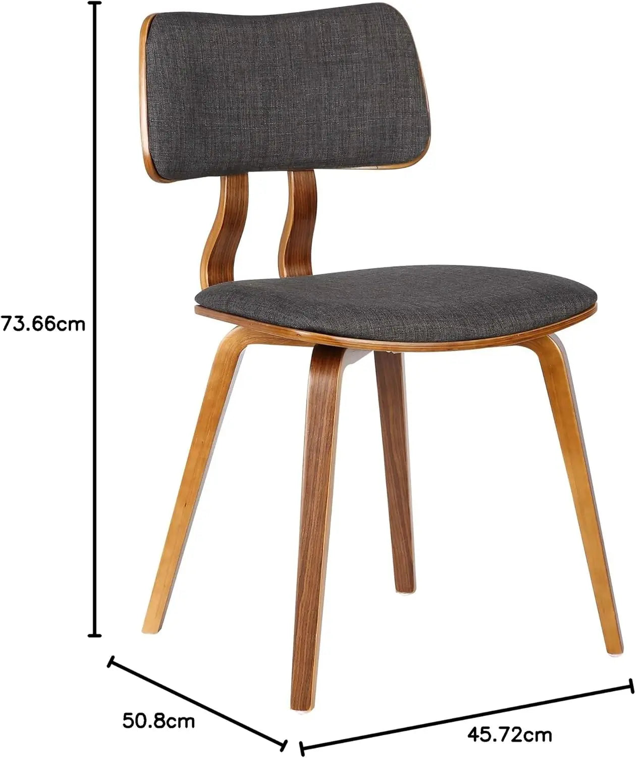 Living Jaguar Dining Chair Wood Finish Durable Wooden Frame