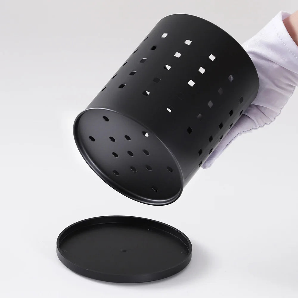 Stainless Steel Silverware Organizer With Drain Holes