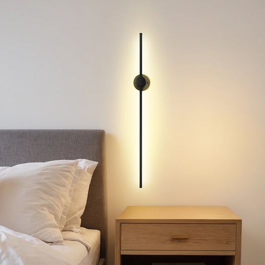 Linear LED Wall Lamp Warm Light For Indoor Outdoor Use