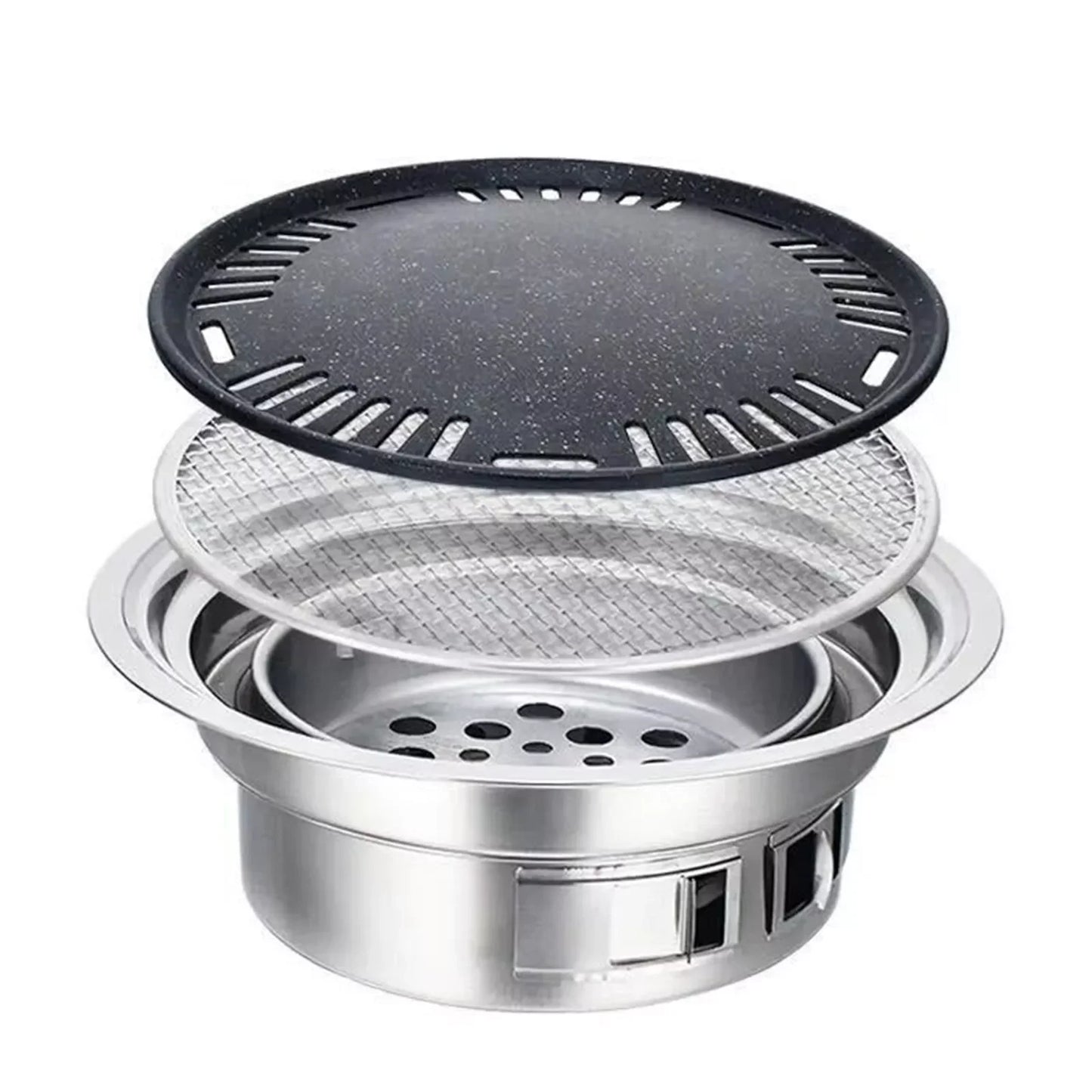 Japanese Style Stainless Hibachi Portable Barbecue Grill