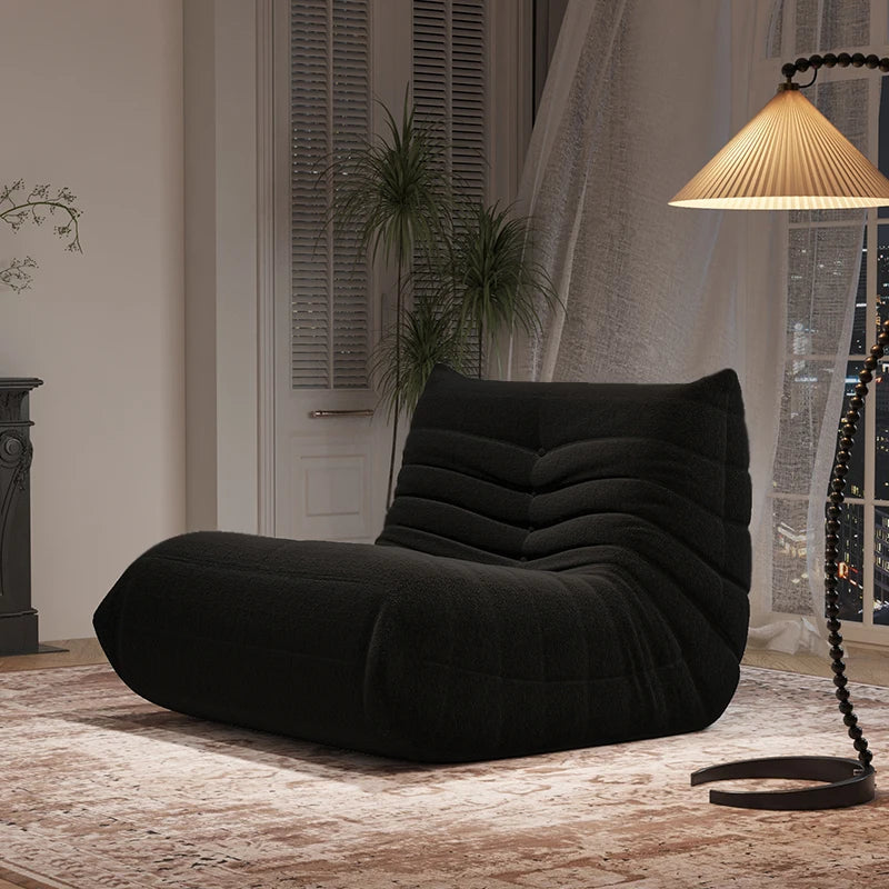 Designer Caterpillar Reclining Sofa Dual Lounger Balcony Living Room