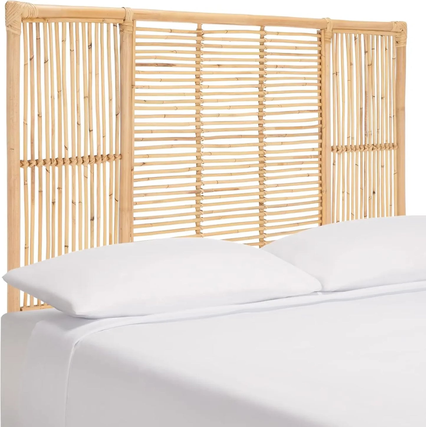 Falyn Natural Rattan Rectangle Headboard
