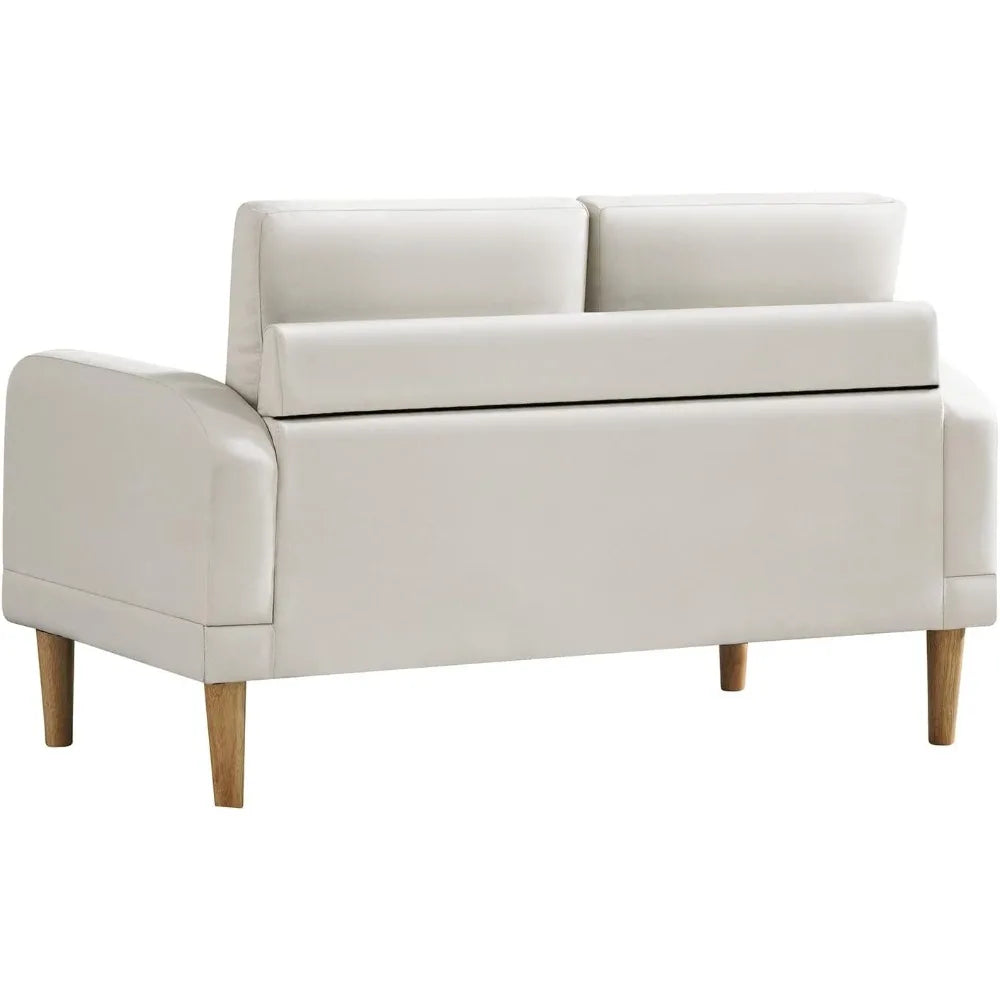 Compact Living Room Loveseat For Small Spaces Mini Sofa