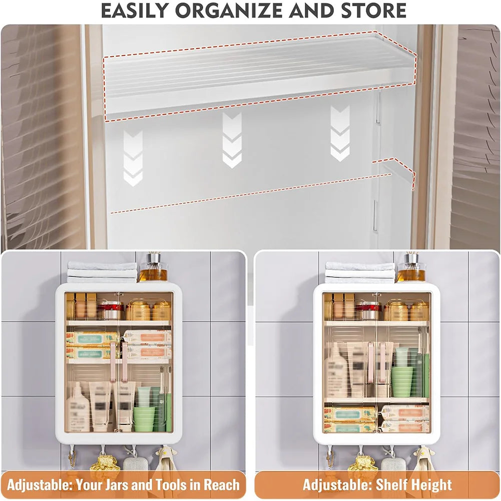 Multi Layer Seasoning Storage Rack With Hooks Kitchen