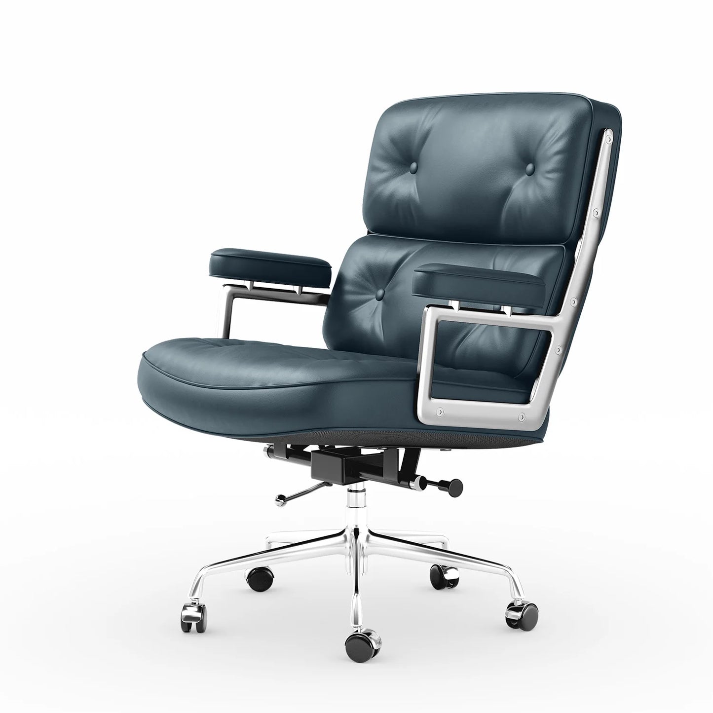 Executive Leather Office Chair With Ergonomic Swivel
