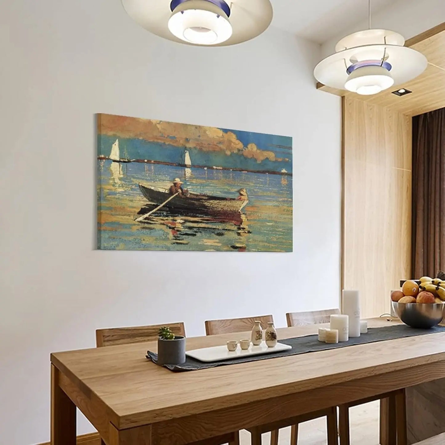 Winslow Homer Gloucester Harbor Canvas Poster Art Decor