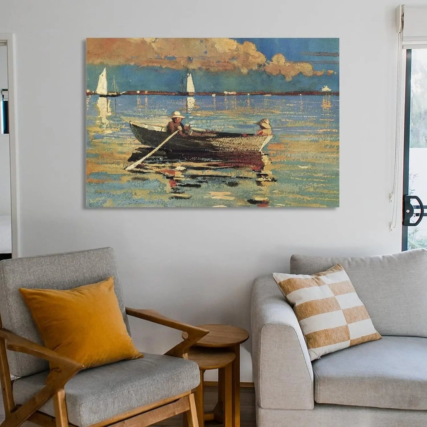 Winslow Homer Gloucester Harbor Canvas Poster Art Decor