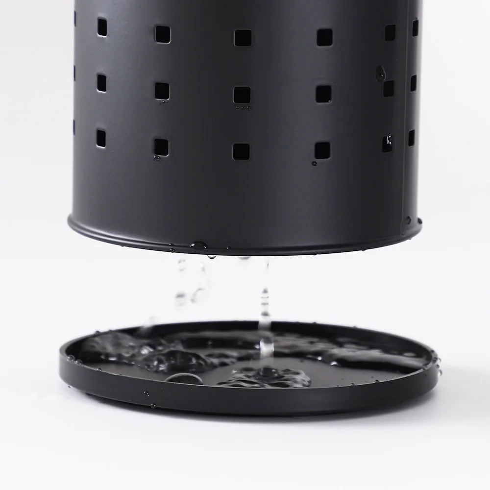 Stainless Steel Silverware Organizer With Drain Holes