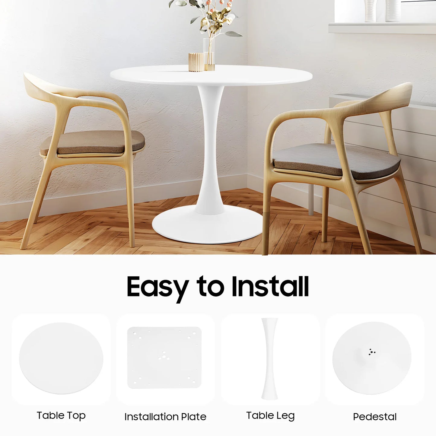 Modern Tulip Dining Table For Contemporary Dining Rooms