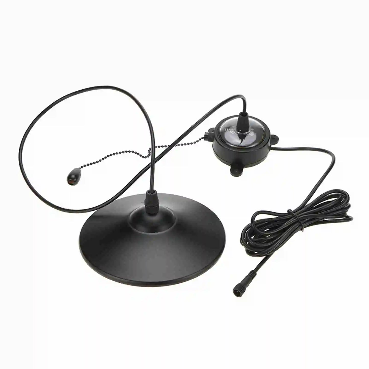 Solar Pendant Light 8 LED With Remote Control Pull Cord