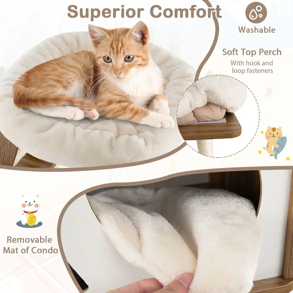 Cat Tree Tower Multi Level Activity Center Scratching Posts