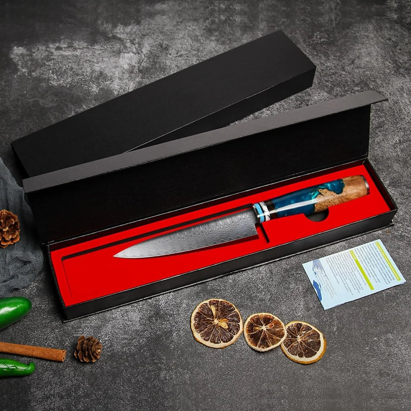 Damascus Steel Fruit And Vegetable Knife VG10 Japanese