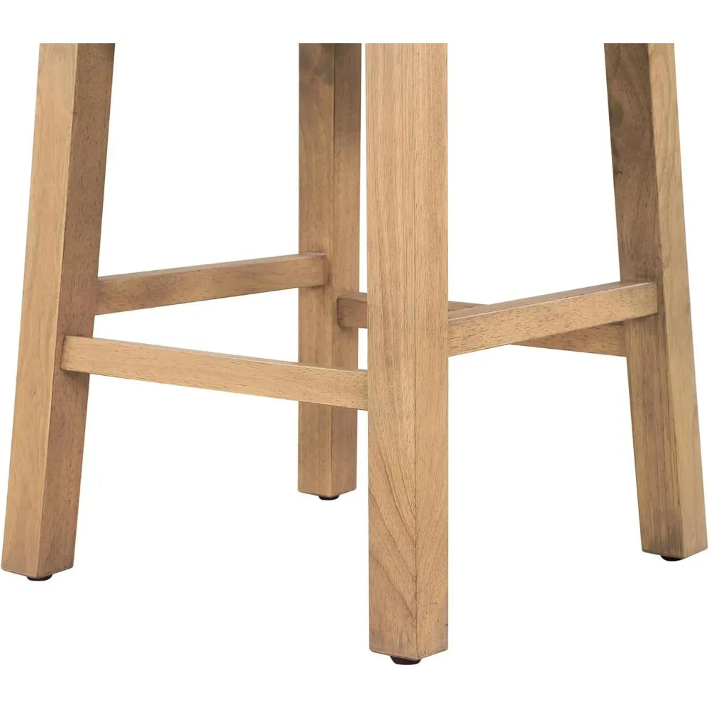 Rubberwood End Table With Drawer Round Accent For Living Room