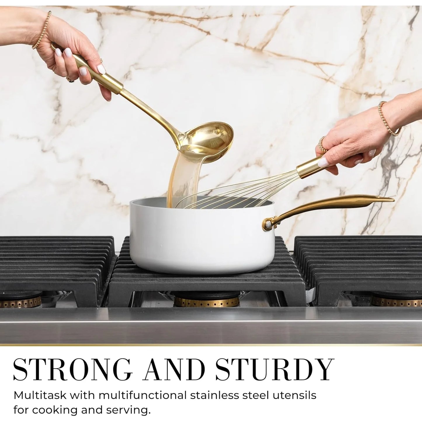 Kitchen Utensils Set Silicone Stainless Steel For Cooking