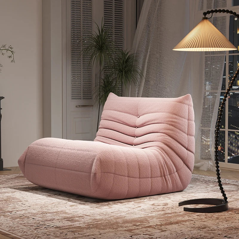 Designer Caterpillar Reclining Sofa Dual Lounger Balcony Living Room