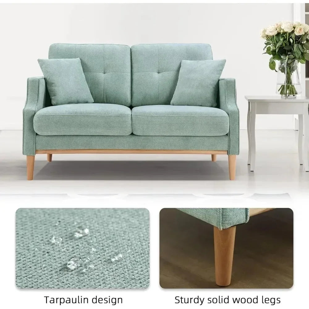 Compact Loveseat Sofa Rechargeable Multi Person Couch For Small Spaces