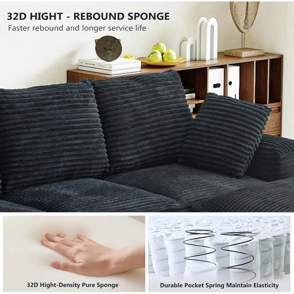 Modular Cloud Sectional Sofa For Living Room Modern Lounge Couch
